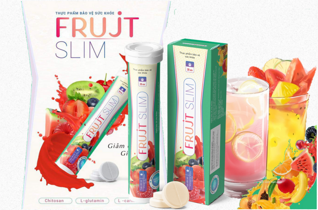 Hình ảnh viên sủi giảm cân Frujt Slim
