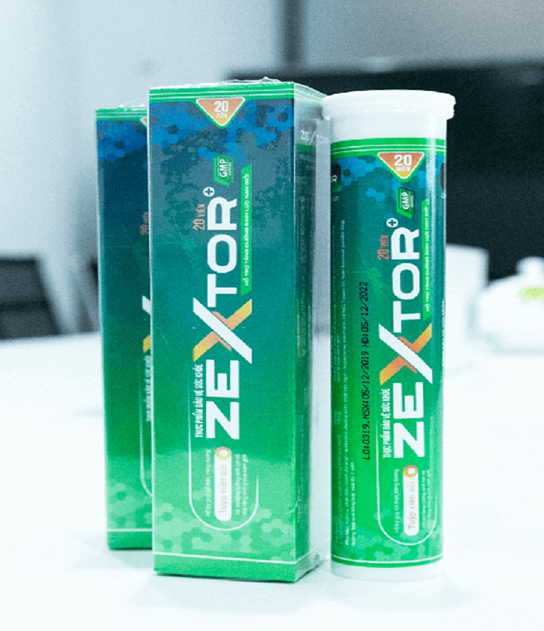 zextor9-1 Một lọ Zextor 20 viên sủi có giá niêm yết 790.000 đồng