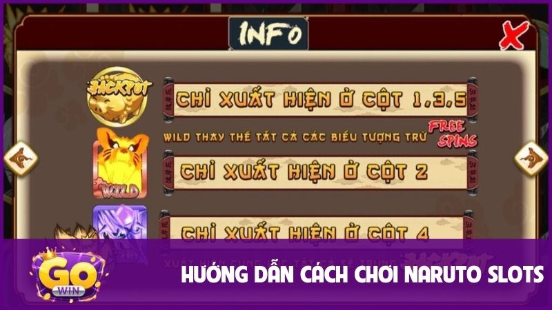 Naruto Slots Gowin: Game nổ hũ ninja đồ họa đỉnh cao, cơ hội thắng jackpot khủng 2 Hướng dẫn cách chơi Naruto Slots dễ hiểu cho người mới