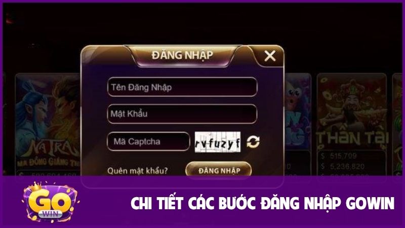 Hướng dẫn đăng nhập GOWIN với quy trình đầy đủ